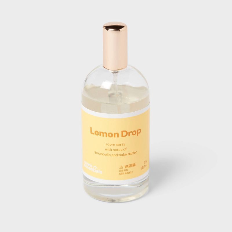 slide 1 of 3, 3 fl oz Glass Room Spray Lemon Drop - Room Essentials™, 3 fl oz