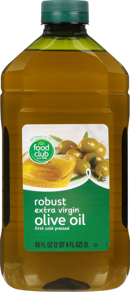 slide 9 of 10, Food Club Robust Extra Virgin Olive Oil, 68 fl oz