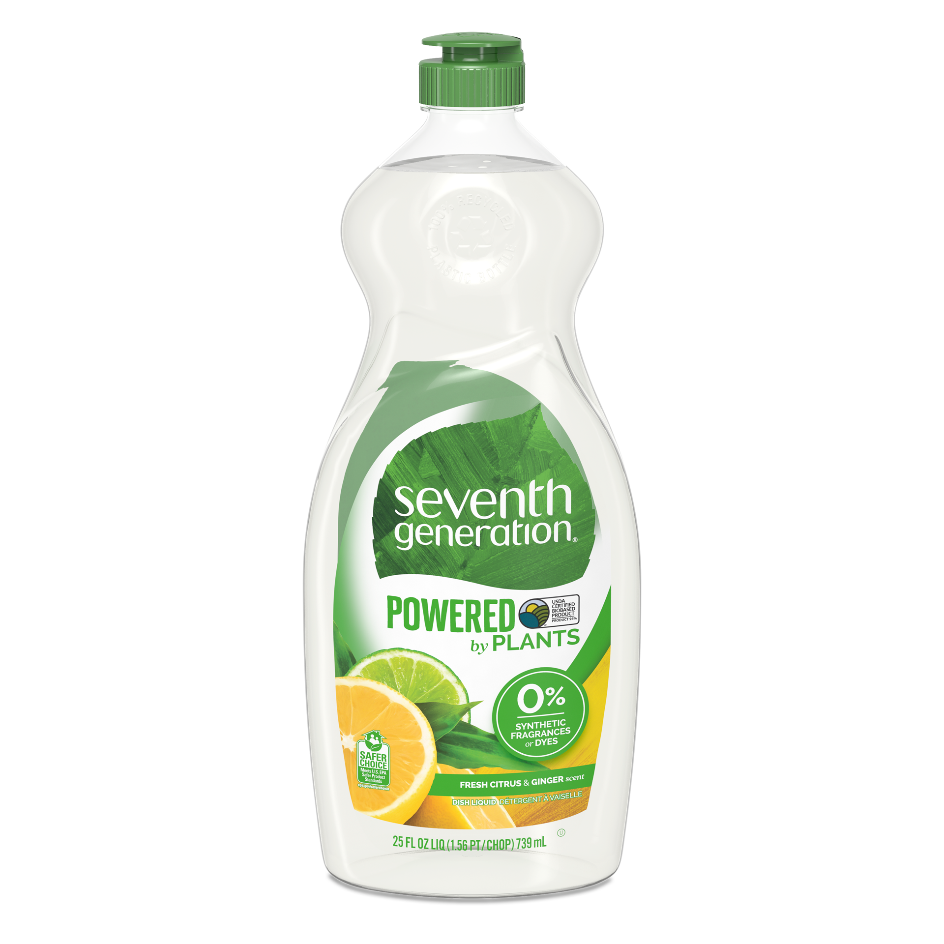 slide 1 of 6, Seventh Generation Real Citrus Dish Liqu, 25 oz