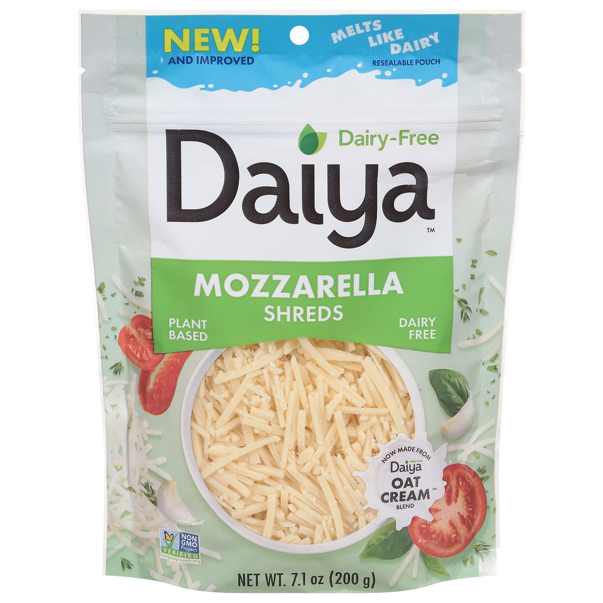 slide 1 of 13, Daiya Mozzarella Cheese Shreds 7.1 oz, 7.1 oz