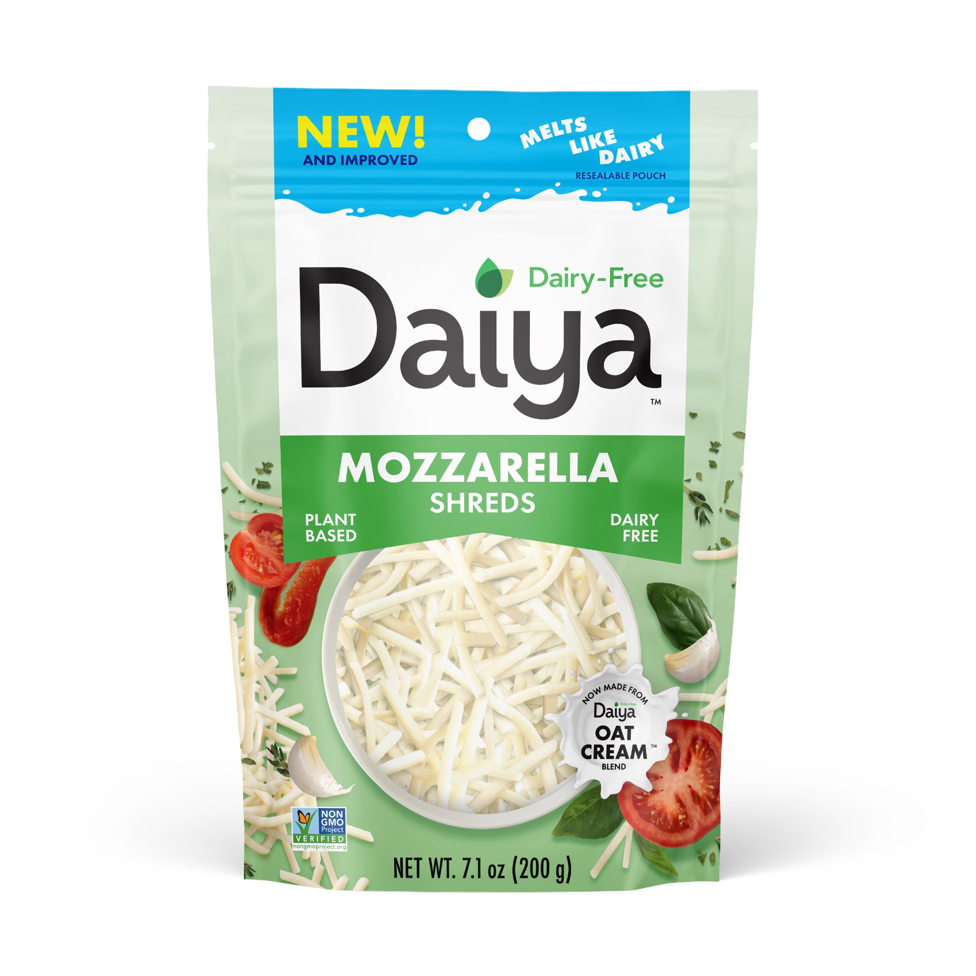 slide 1 of 13, Daiya Dairy Free Mozzarella Style Vegan Cheese Shreds - 7.1 oz, 7.1 oz