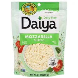 Daiya Dairy-Free Plant Based Shreds Mozzarella Oat Cream Blend 7.1 oz