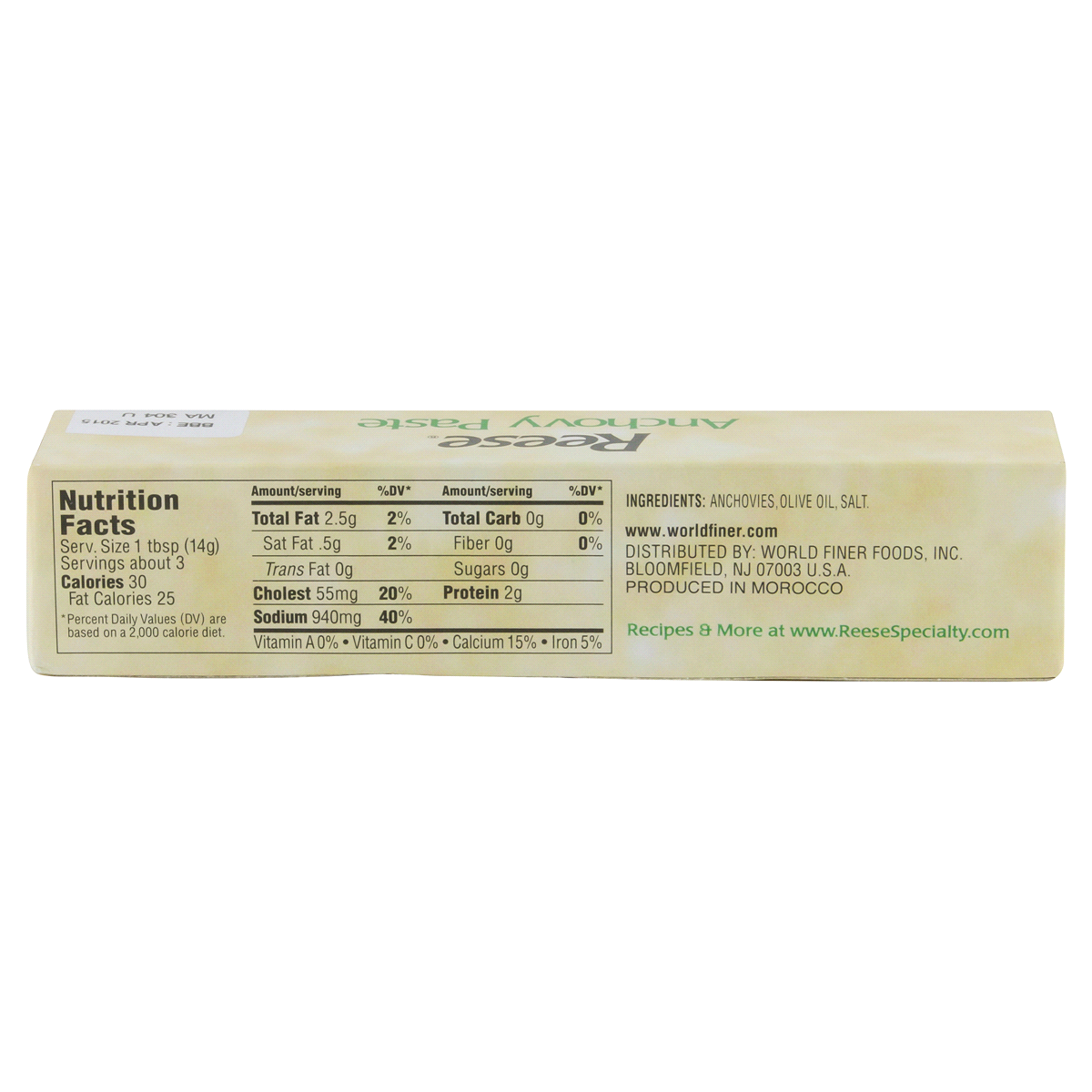 slide 5 of 6, Reese Anchovy Paste 1.6 oz, 1.6 oz