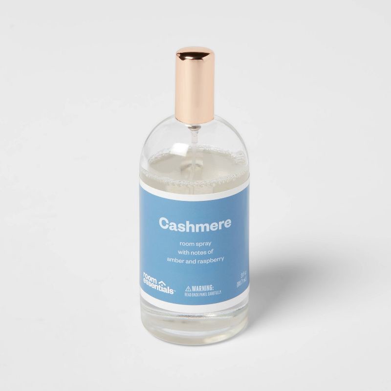 slide 1 of 3, 3 fl oz Glass Room Spray Cashmere - Room Essentials™, 3 fl oz