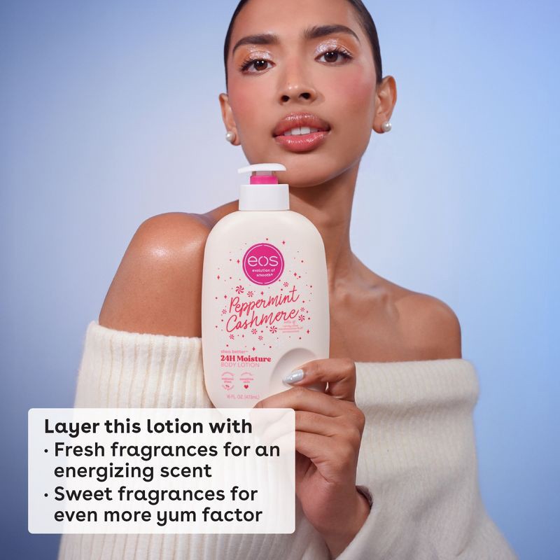 slide 4 of 8, eos Holiday Body Lotion - Peppermint Cashmere - 16 fl oz, 16 fl oz