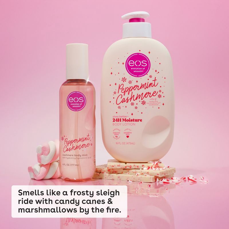 slide 5 of 8, eos Holiday Body Lotion - Peppermint Cashmere - 16 fl oz, 16 fl oz
