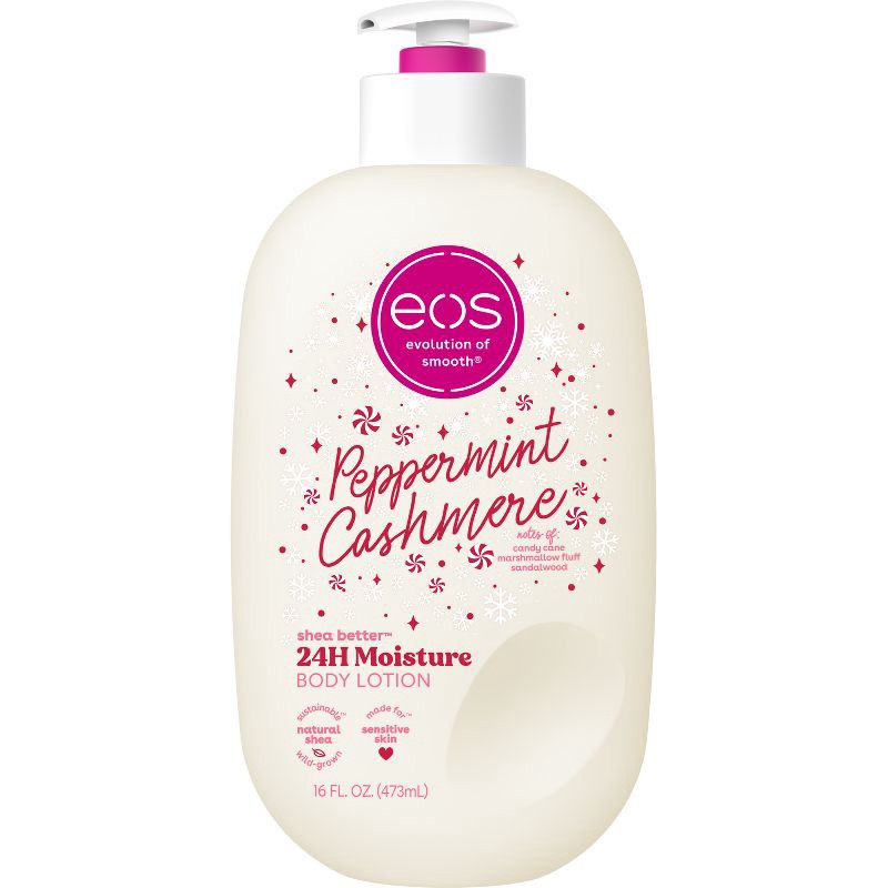 slide 1 of 8, eos Holiday Body Lotion - Peppermint Cashmere - 16 fl oz, 16 fl oz
