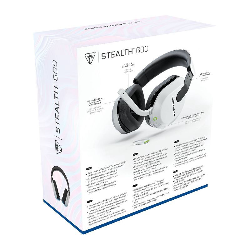 slide 15 of 15, Turtle Beach Stealth 600 Gen 3 Wireless Headset for PlayStation - White, 1 ct