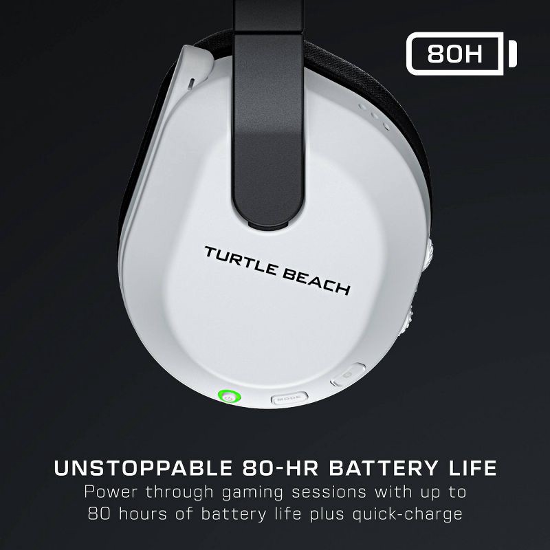 slide 4 of 15, Turtle Beach Stealth 600 Gen 3 Wireless Headset for PlayStation - White: Leatherette Ear Cushion, USB Connection, 1 ct