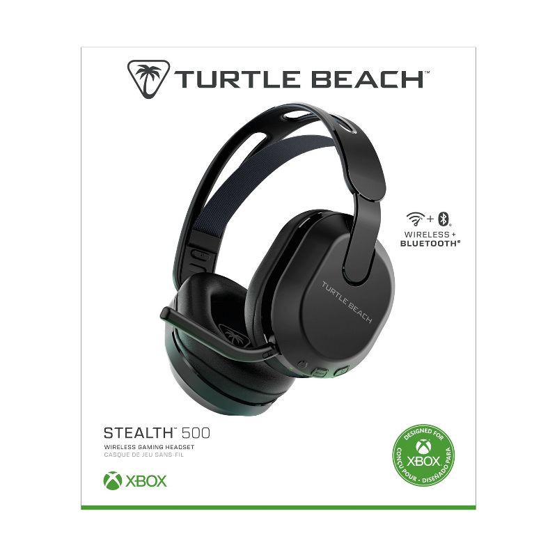 slide 8 of 16, Turtle Beach Stealth 500 Wireless Headset for Xbox - Black: Ear Cushion Leatherette, 1 ct