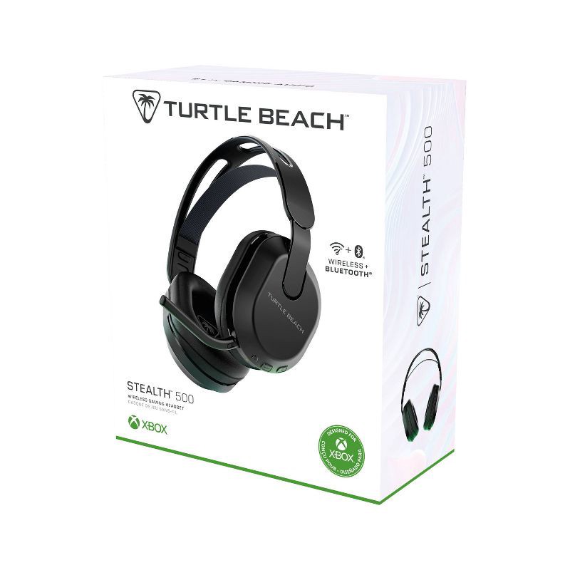 slide 4 of 16, Turtle Beach Stealth 500 Wireless Headset for Xbox - Black: Ear Cushion Leatherette, 1 ct