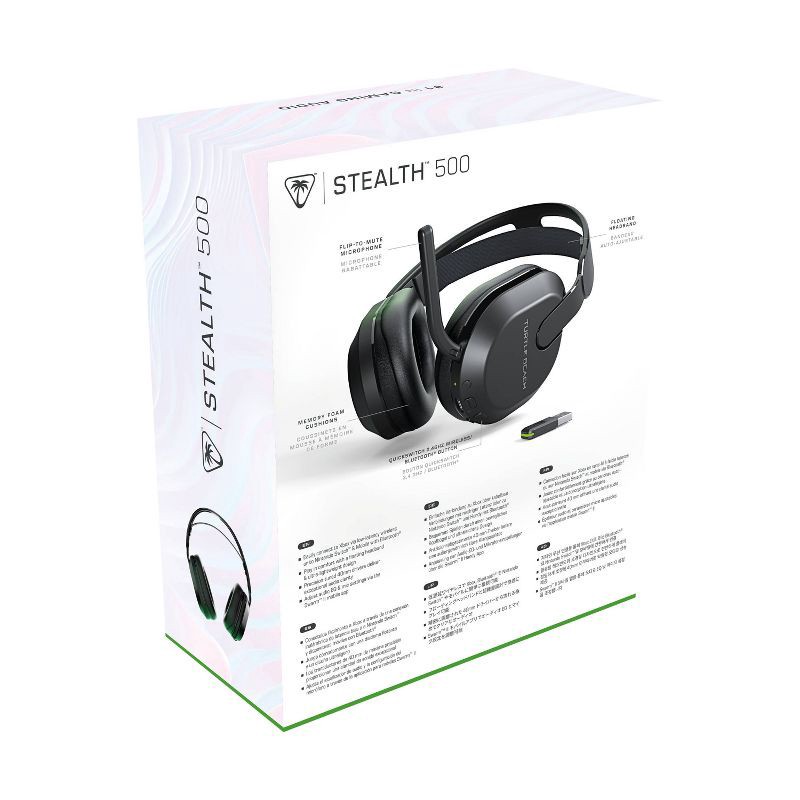 slide 16 of 16, Turtle Beach Stealth 500 Wireless Headset for Xbox - Black: Ear Cushion Leatherette, 1 ct