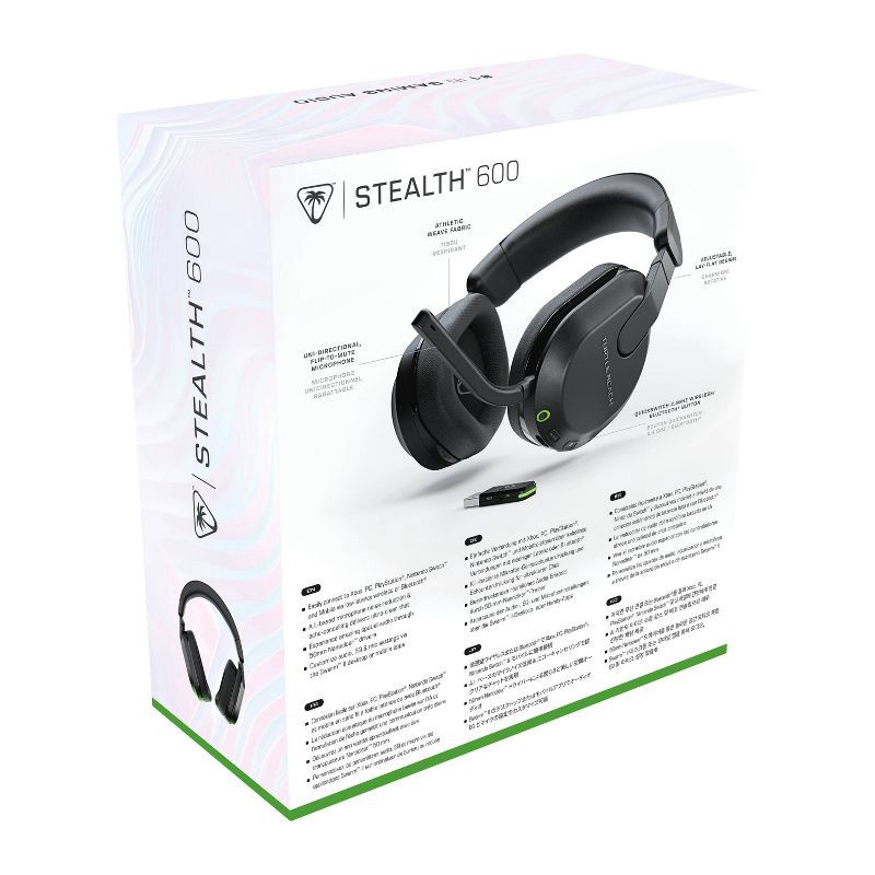 slide 15 of 15, Turtle Beach Stealth 600 Gen 3 Wireless Headset for Xbox - Black, 1 ct