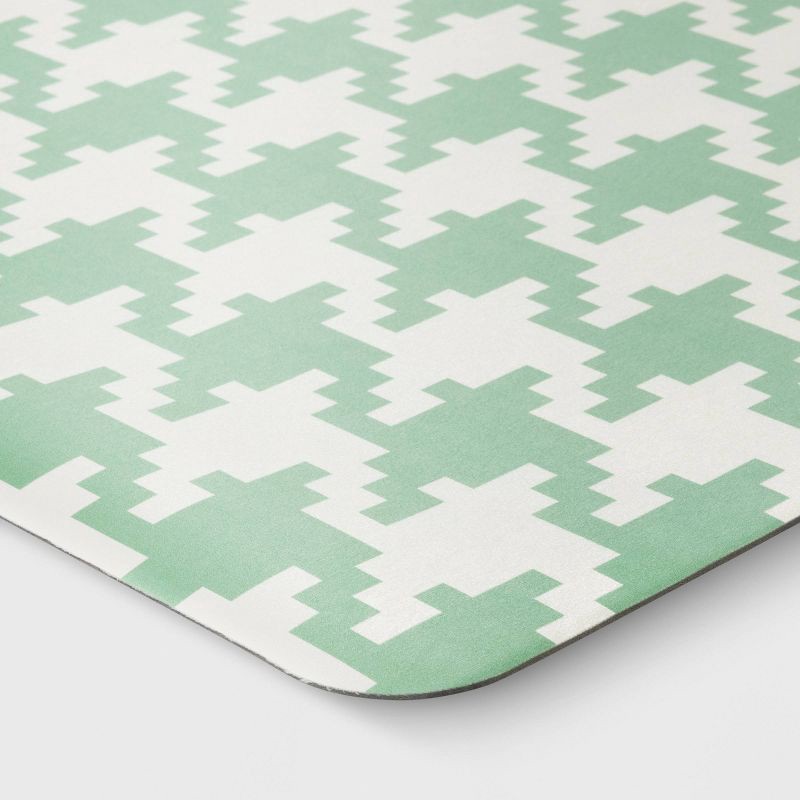 slide 3 of 4, 1'8"x2'10" Houndstooth Rug - Room Essentials™, 1 ct