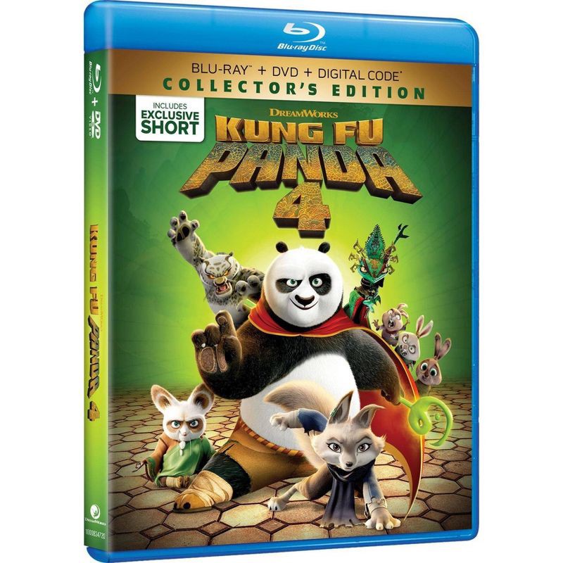slide 2 of 6, Universal Home Video Kung Fu Panda 4 (Blu-ray + DVD + Digital), 1 ct