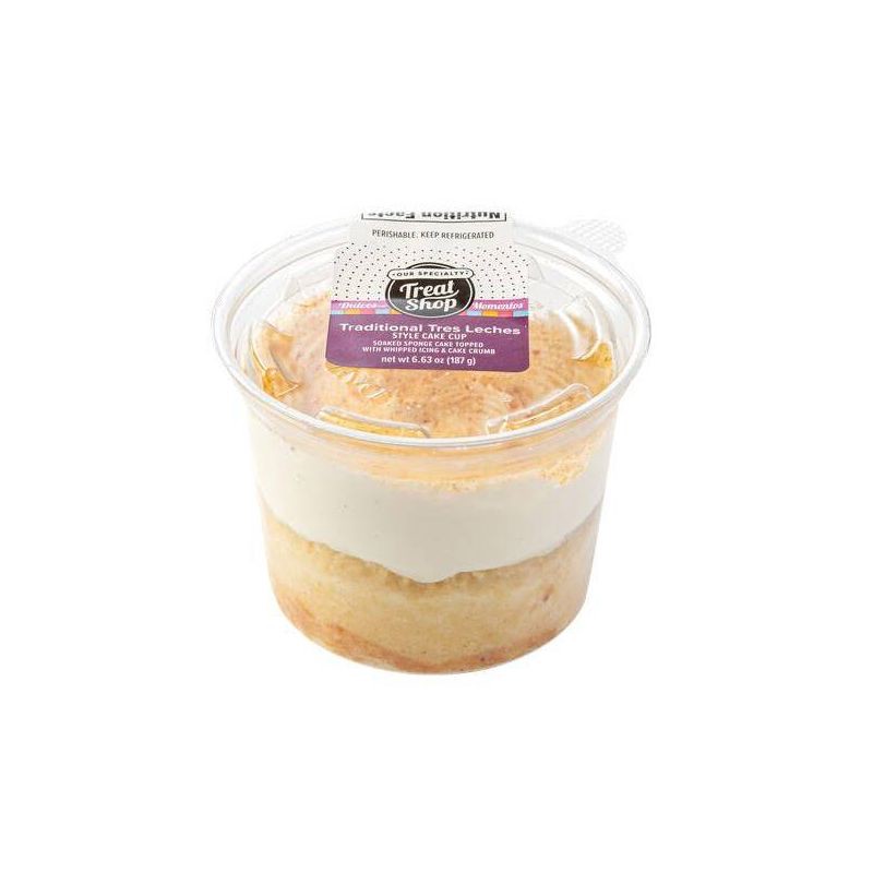 slide 1 of 3, Rich's Traditional Tres Leches Style Cake Cup - 6.63oz, 6.63 oz