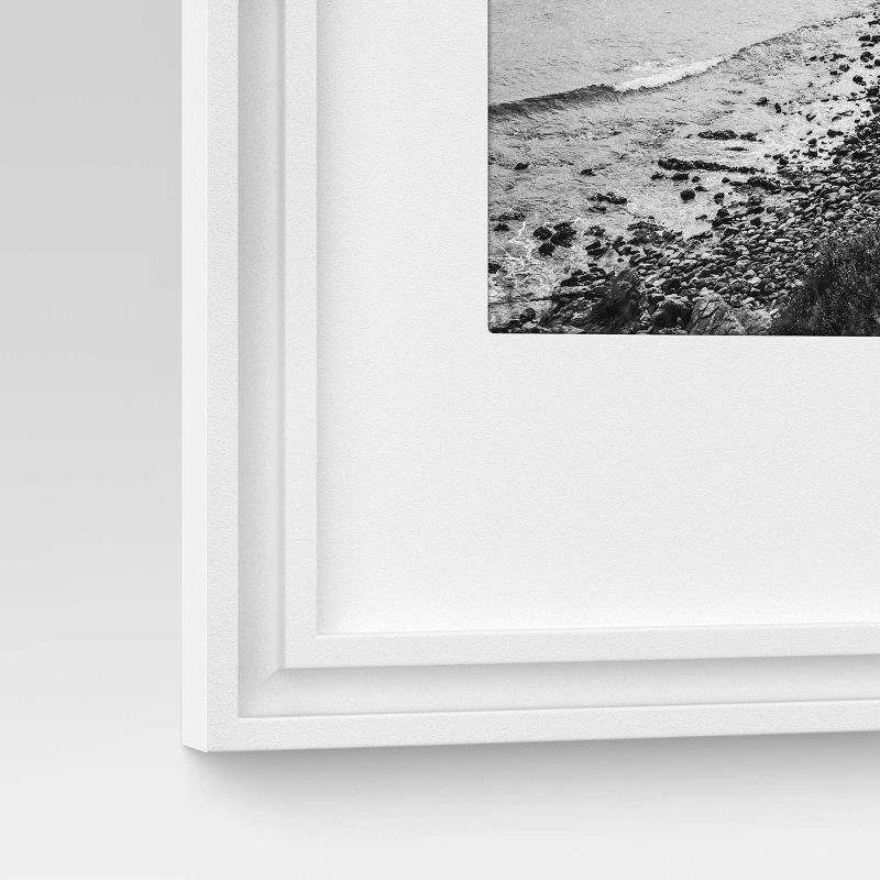slide 4 of 4, 11"x14" Matted to 8"x10" Traditional Value Picture Frame White - Room Essentials™, 1 ct