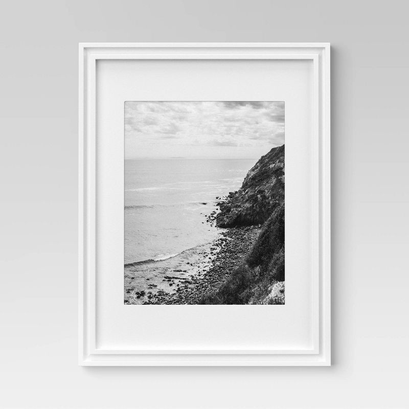 slide 1 of 4, 11"x14" Matted to 8"x10" Traditional Value Picture Frame White - Room Essentials™, 1 ct