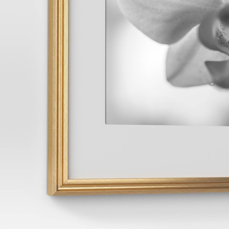slide 4 of 6, 11"x14" Matted to 8"x10" Traditional Value Picture Frame Gold - Room Essentials™, 1 ct