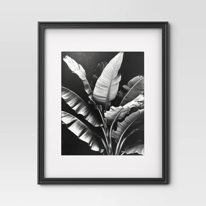 slide 1 of 4, 11"x14" Matted to 8"x10" Traditional Value Picture Frame Black - Room Essentials™, 1 ct