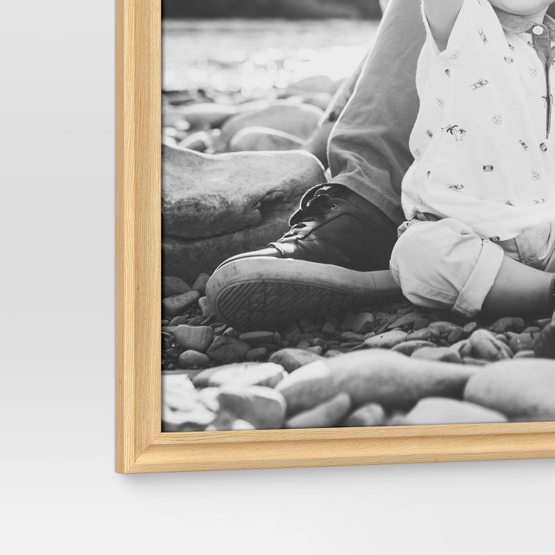 slide 4 of 4, 24"x36" Traditional Poster Picture Frame Natural - Room Essentials™, 1 ct