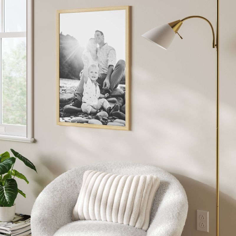 slide 2 of 4, 20"x28" Traditional Poster Picture Frame Natural - Room Essentials™, 1 ct