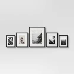 (Set of 5) Traditional Mixed Frames Black - Room Essentials™