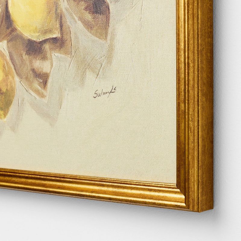 slide 3 of 3, Threshold designed w/Studio McGee 16"x20" Lemons Vintage Framed Wall Art - Threshold™ designed with Studio McGee, 1 ct