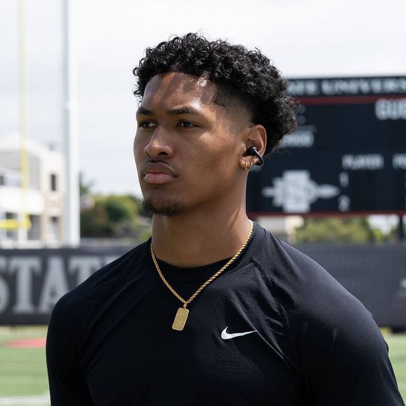 slide 13 of 13, JLab Flex True Wireless Bluetooth Open-Ear Earbuds - Black: USB-C, Sweat-Resistant, 1 ct