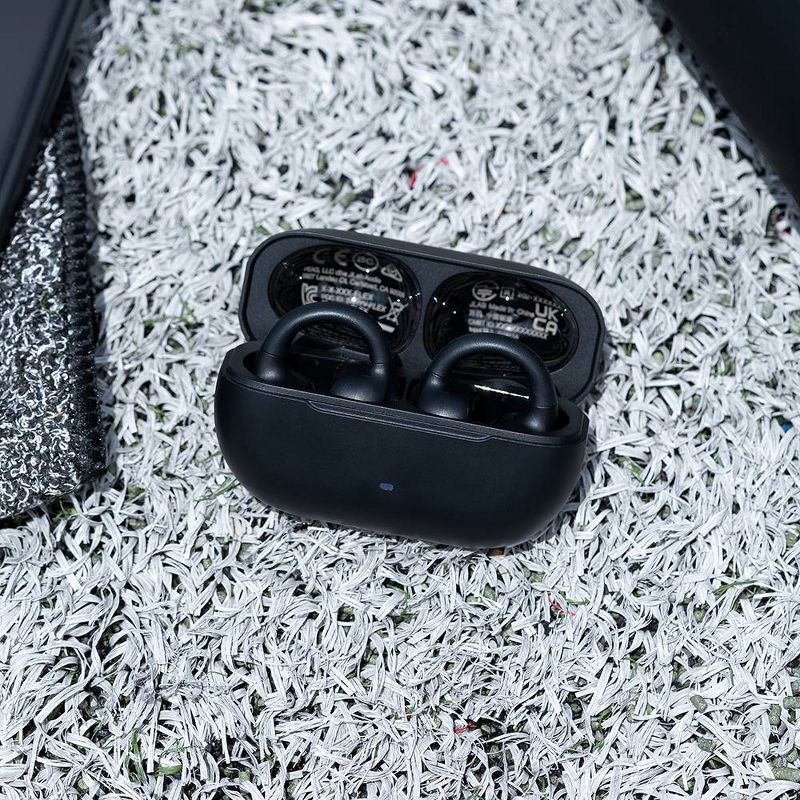 slide 4 of 13, JLab Flex True Wireless Bluetooth Open-Ear Earbuds - Black: USB-C, Sweat-Resistant, 1 ct