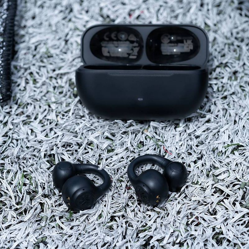 slide 5 of 13, JLab Flex True Wireless Bluetooth Open-Ear Earbuds - Black: USB-C, Sweat-Resistant, 1 ct