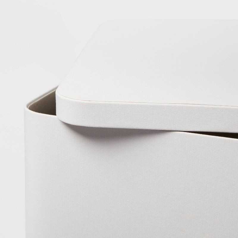 slide 3 of 3, Large Decorative Fabric Box Ivory - Brightroom™: Polypropylene & Polyester, Rectangle, 10" H, 15.5" D, 13" W, 1 ct