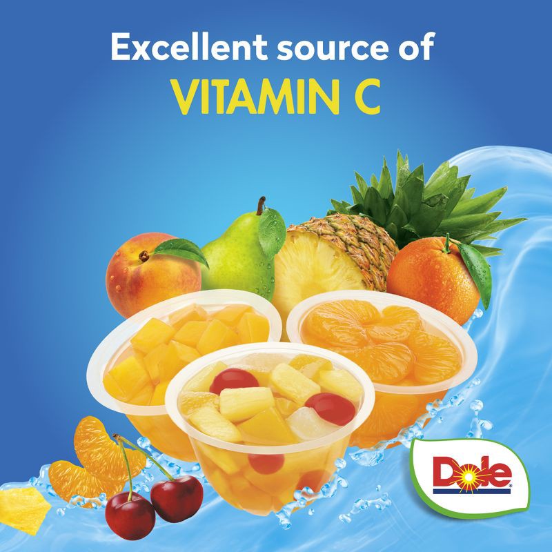 slide 4 of 6, Dole Mandarins in 100% Juice Fruit Cups - 16oz/4ct, 4 ct; 16 oz