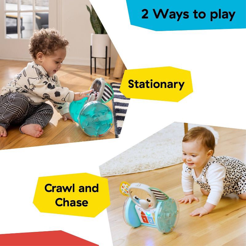 slide 2 of 19, Baby Einstein Chase & Tap Earl Interactive Crawling Toy, 1 ct