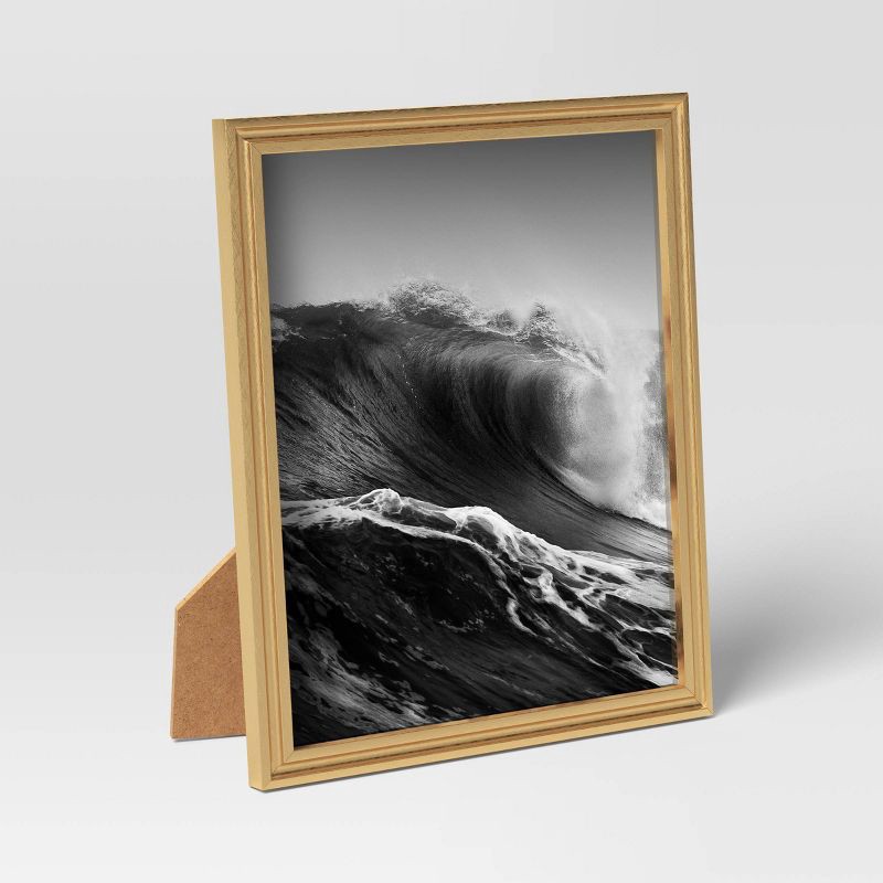 slide 1 of 4, 8"x10" Traditional Table Picture Frame Gold - Room Essentials™, 1 ct