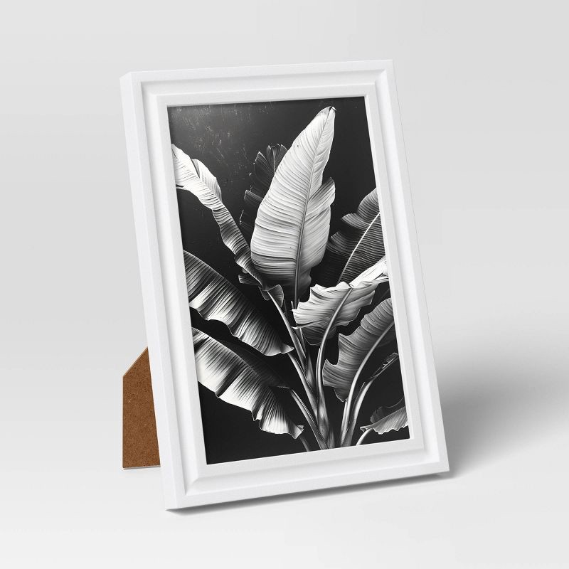 slide 1 of 4, 4"x6" Traditional Table Picture Frame White - Room Essentials™, 1 ct