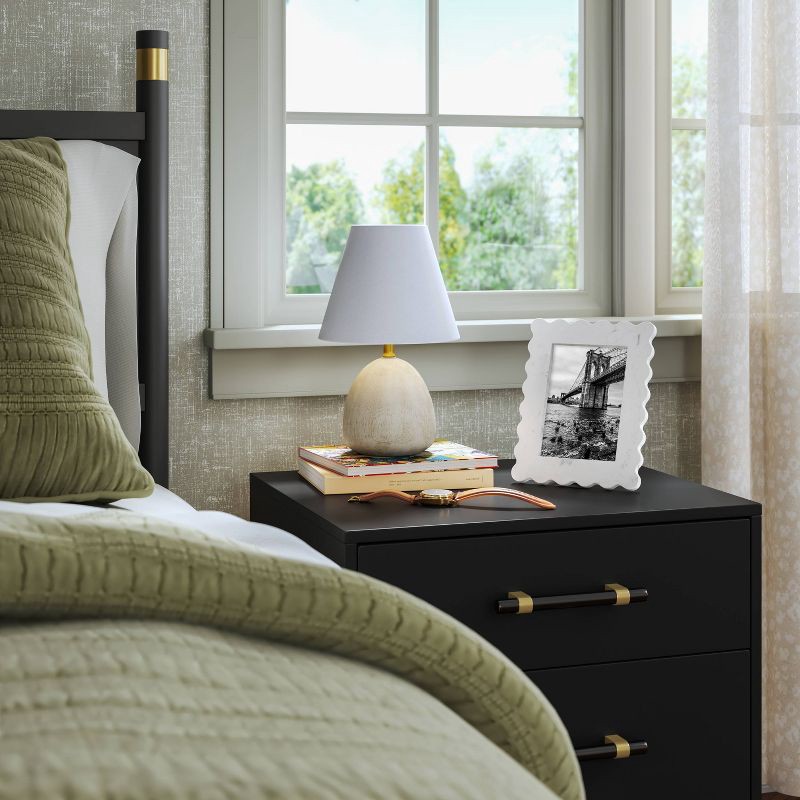 slide 2 of 4, 5"x7" Marble/Stone Table Picture Frame - Threshold™, 1 ct