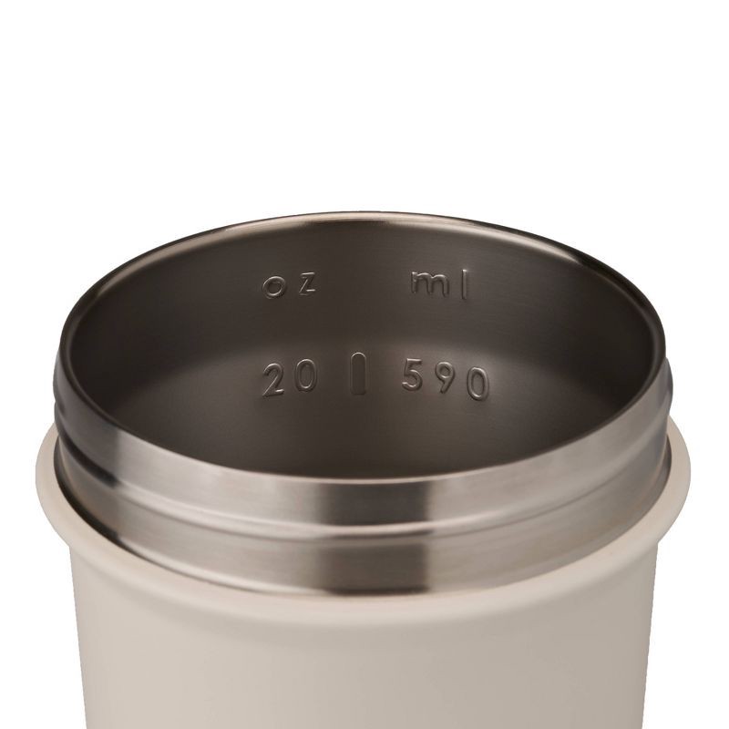 slide 3 of 8, BlenderBottle 25oz Strada Sleek Stainless Steel Tumbler - Cream, 25 oz