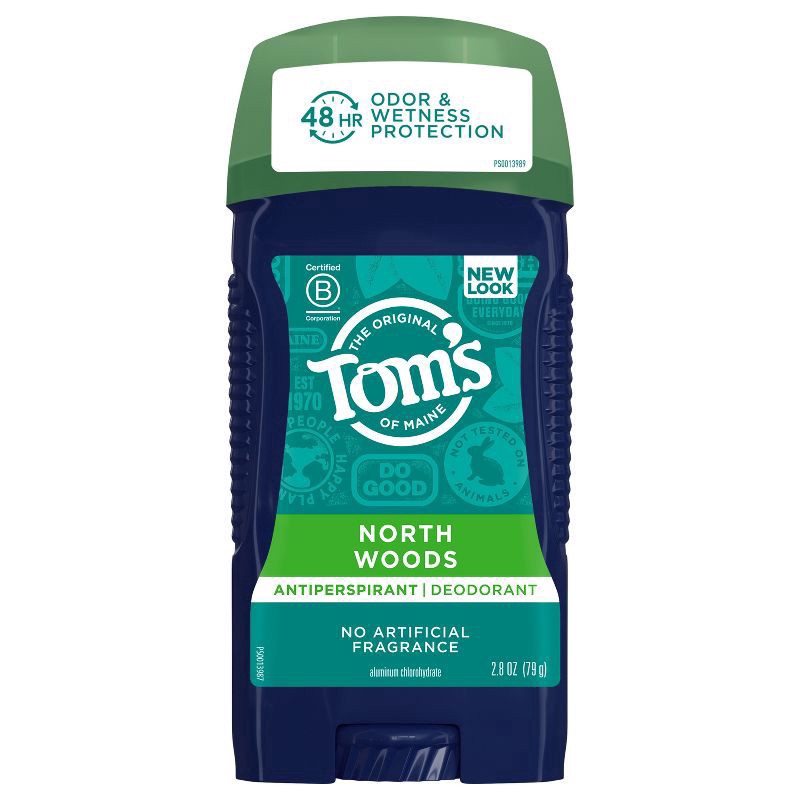 slide 1 of 2, Tom's of Maine Natural Antiperspirant Deodorant for Men, North Woods, 2.8 Oz.., 2.8 oz