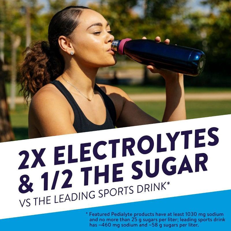 slide 6 of 7, Pedialyte Fast Hydration Electrolyte Powdered Drink - Apple - 1.2oz/4pk, 1.2 oz, 4 ct