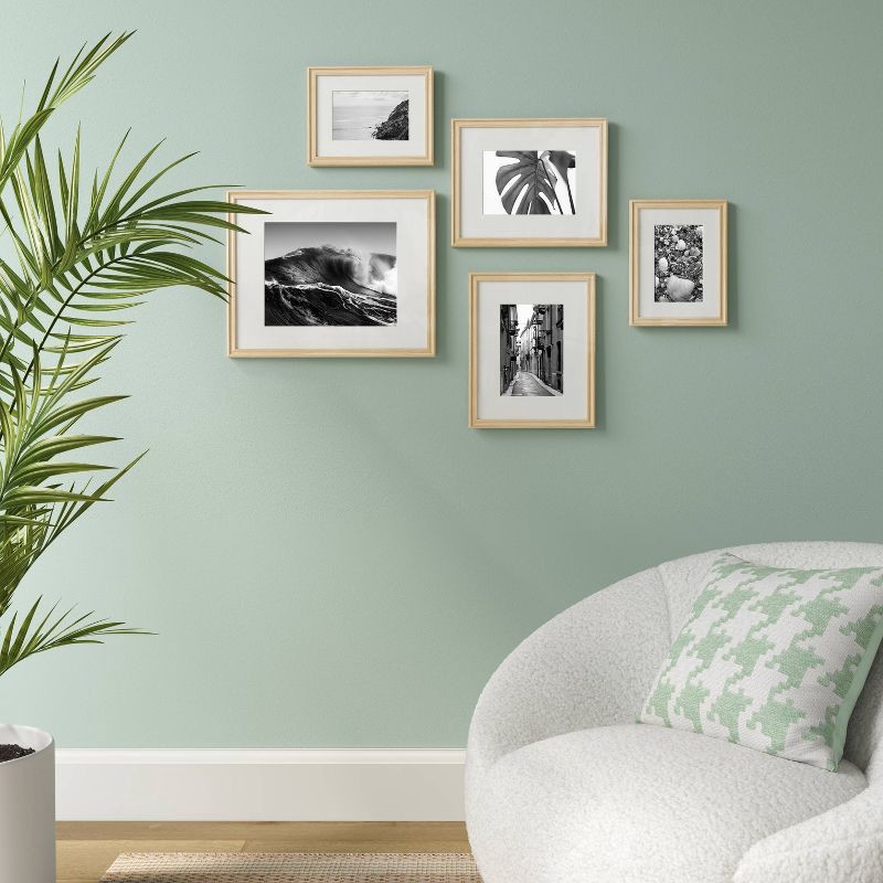 slide 2 of 4, (Set of 5) Traditional Mixed Frames Natural - Room Essentials™, 1 ct