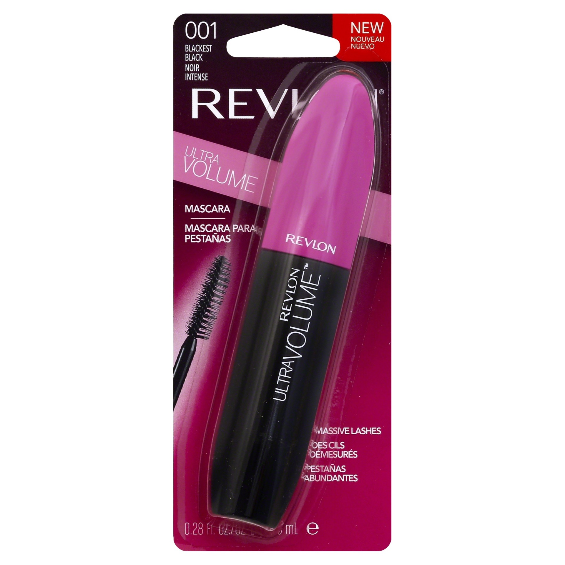 slide 1 of 2, Revlon Ultra Volume Mascara 001 Blackest Black, 28 oz