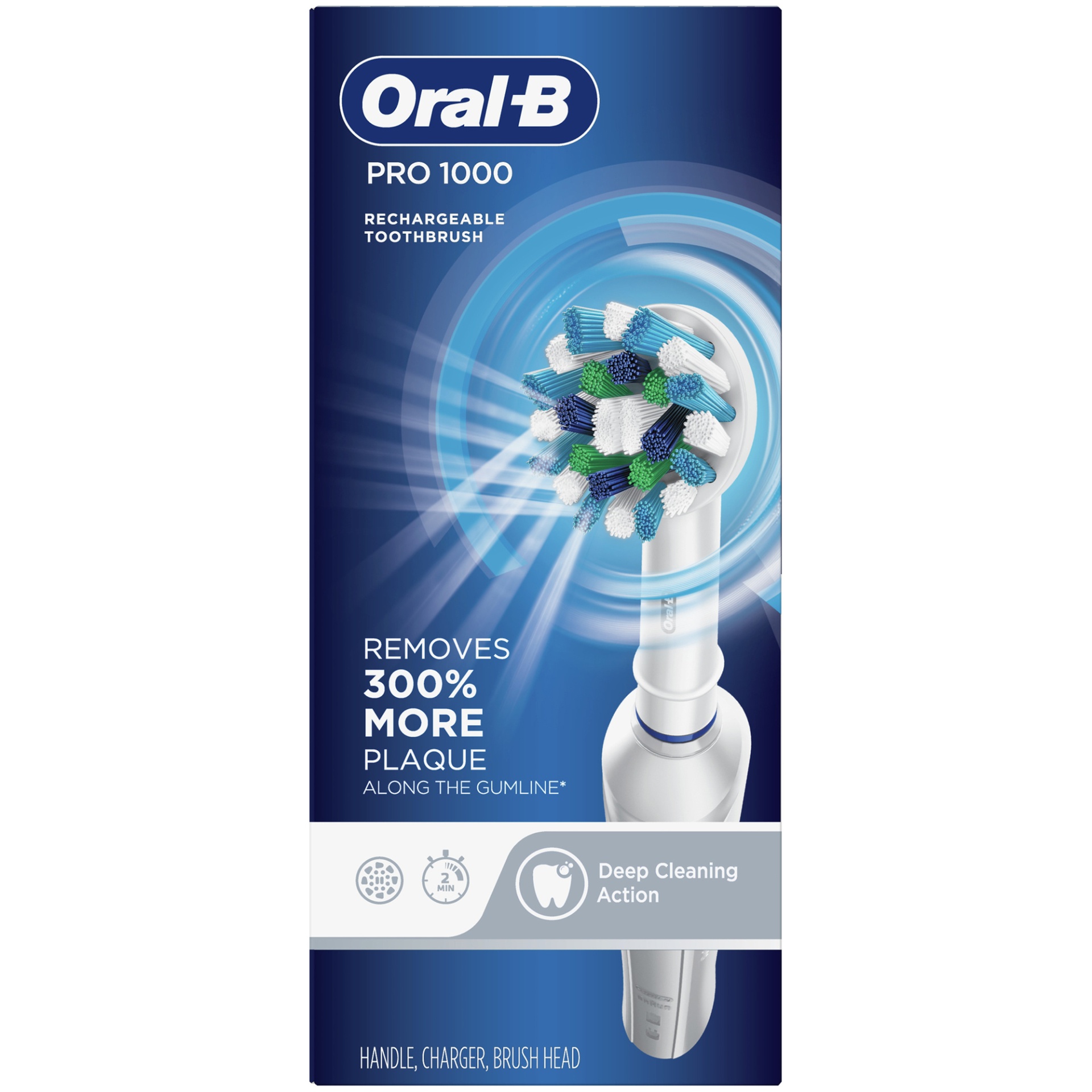 slide 1 of 1, Oral-B Pro 1000 Rechargeable Toothbrush 1 ea, 1 ct