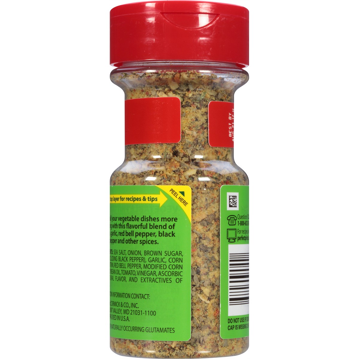 slide 3 of 7, McCormick Perfect Pinch Vegetable Seasoning, 2.75 oz, 2.75 oz