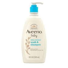 slide 1 of 4, Aveeno Wash Shamp Bby Dly, 12 fl oz