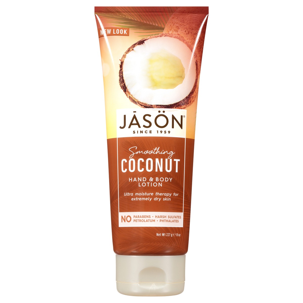 slide 1 of 8, JASON Smoothing Coconut Hand & Body Lotion 8 oz. Tube, 8 oz