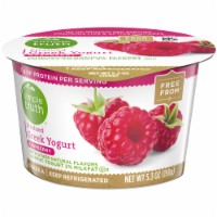 slide 1 of 1, Simple Truth 2% Lowfat Strained Raspberry Greek Yogurt, 5.3 oz