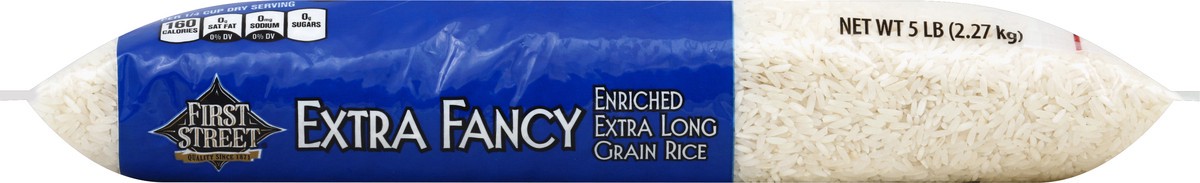 slide 2 of 6, First Street Long Grain Rice, 5 lb