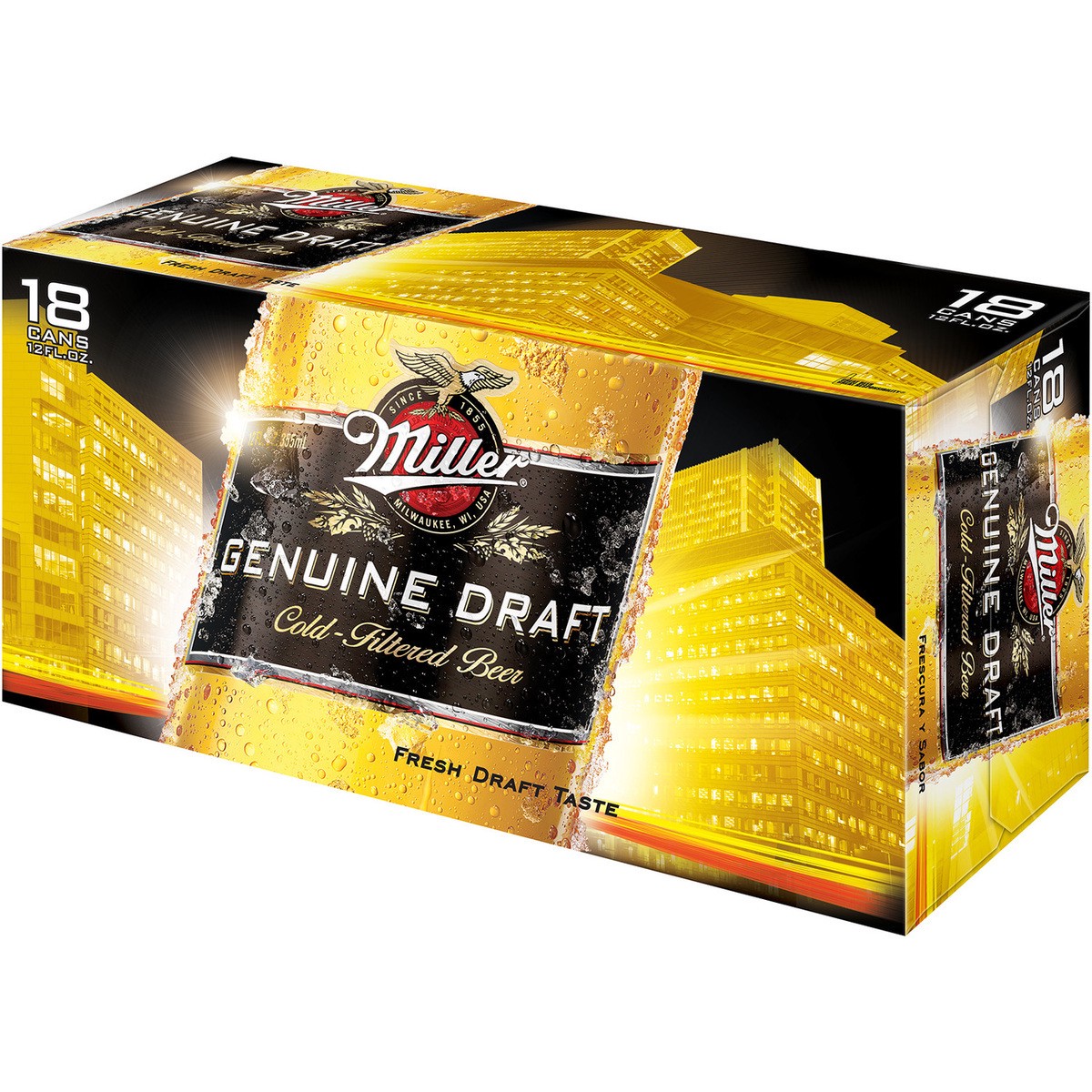 slide 3 of 9, MILLER GENUINE DRAFT Premium Beer, 12 oz