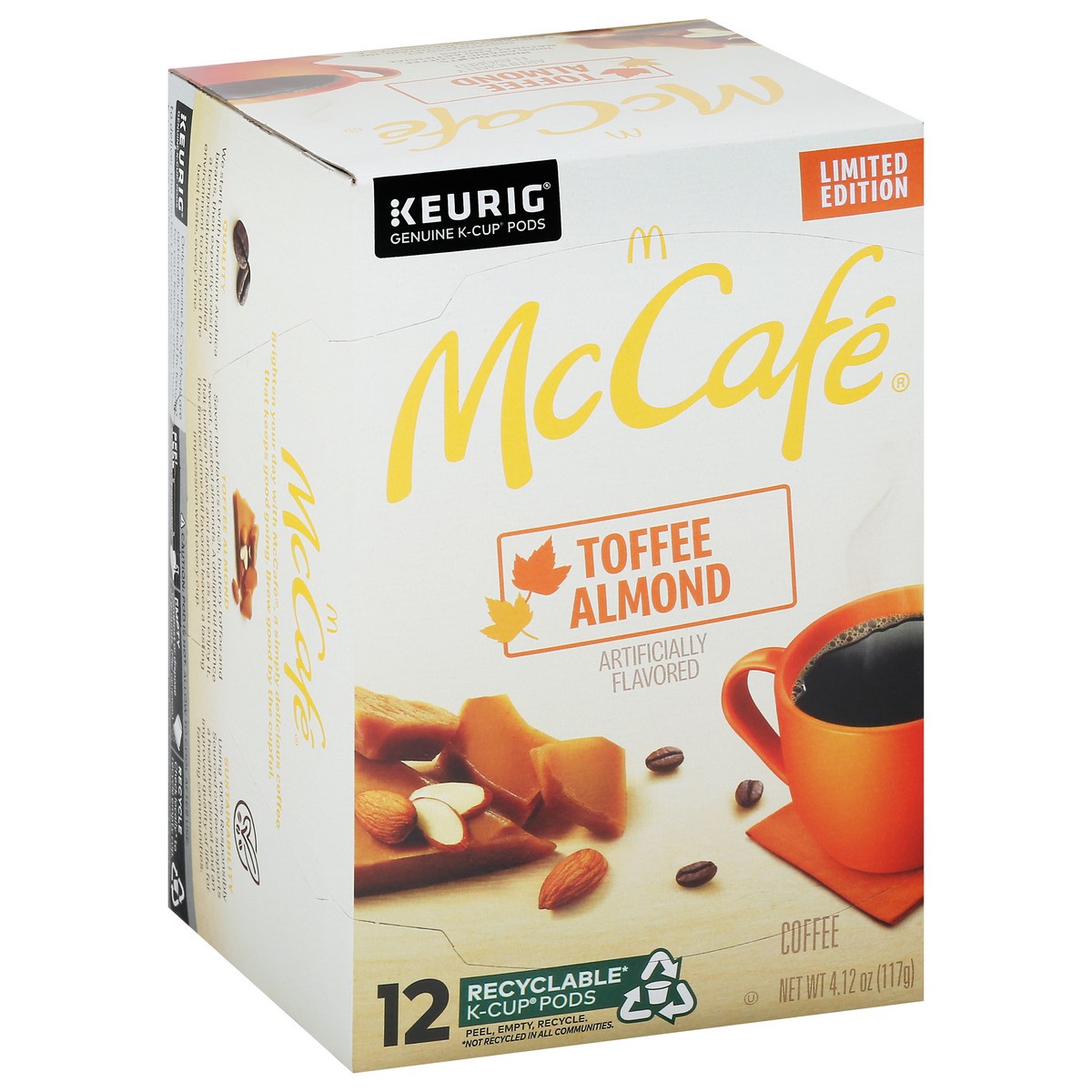 slide 5 of 9, McCafé K-Cup Pods Toffee Almond Coffee - 12 ct, 4.12 oz